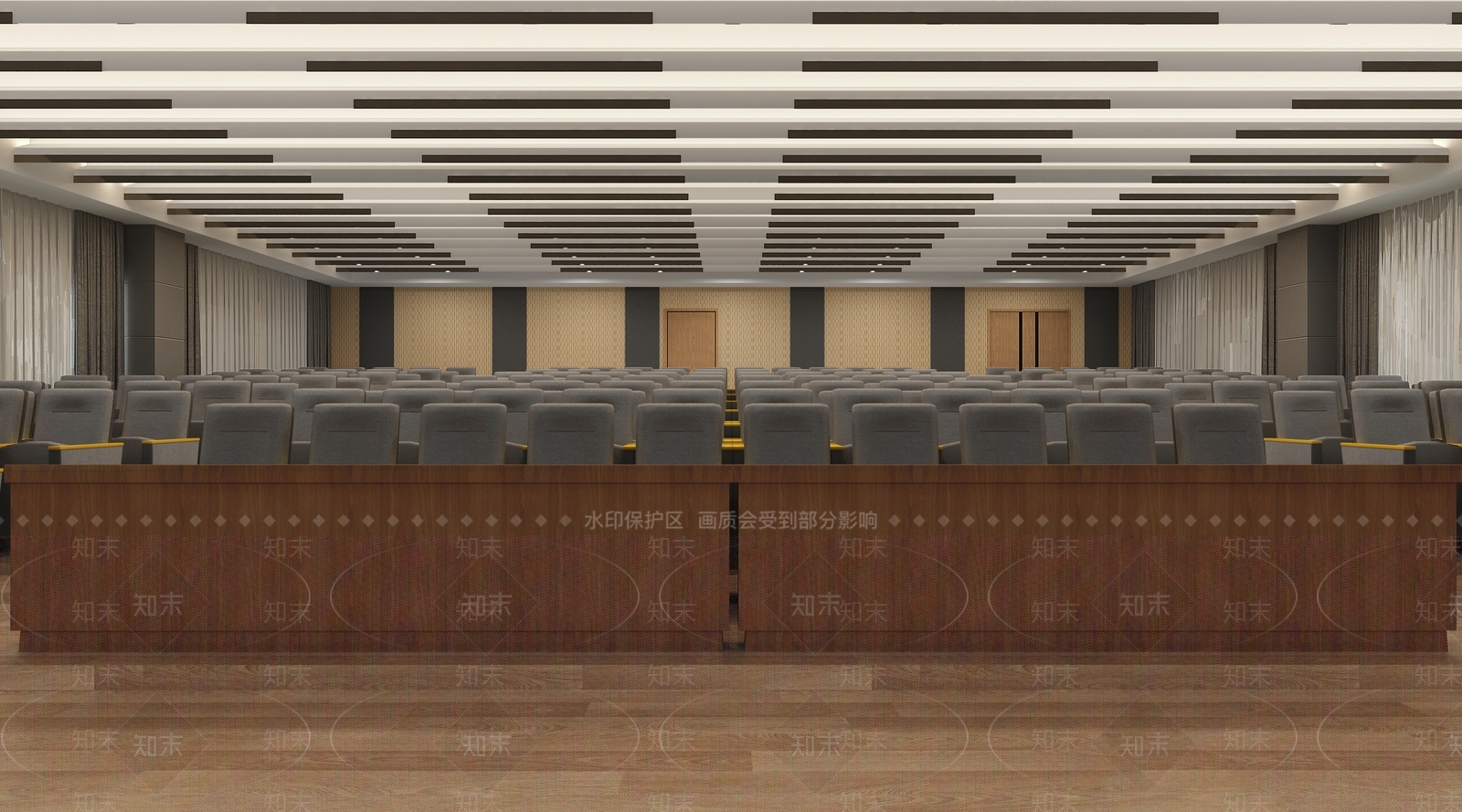 现代报告厅3D模型下载【ID:1112396867】