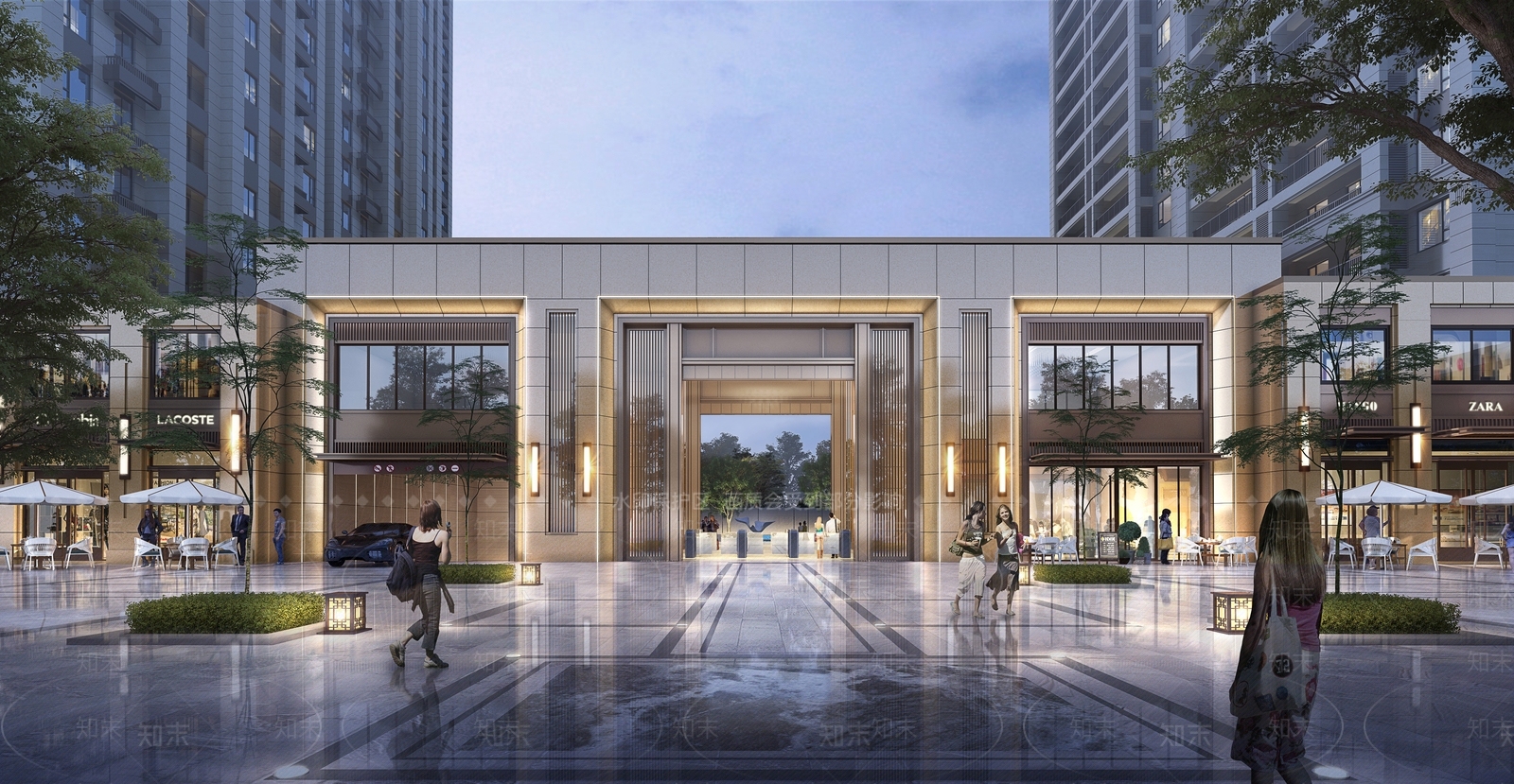 古典入口大门SU模型下载【ID:1112401895】