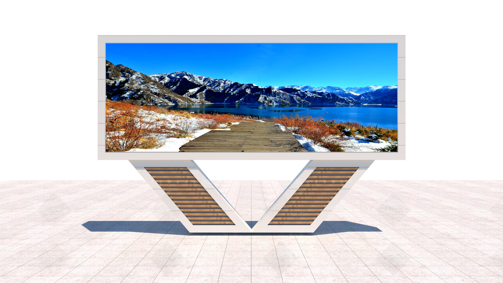 现代户外ledSU模型下载【ID:1112422386】