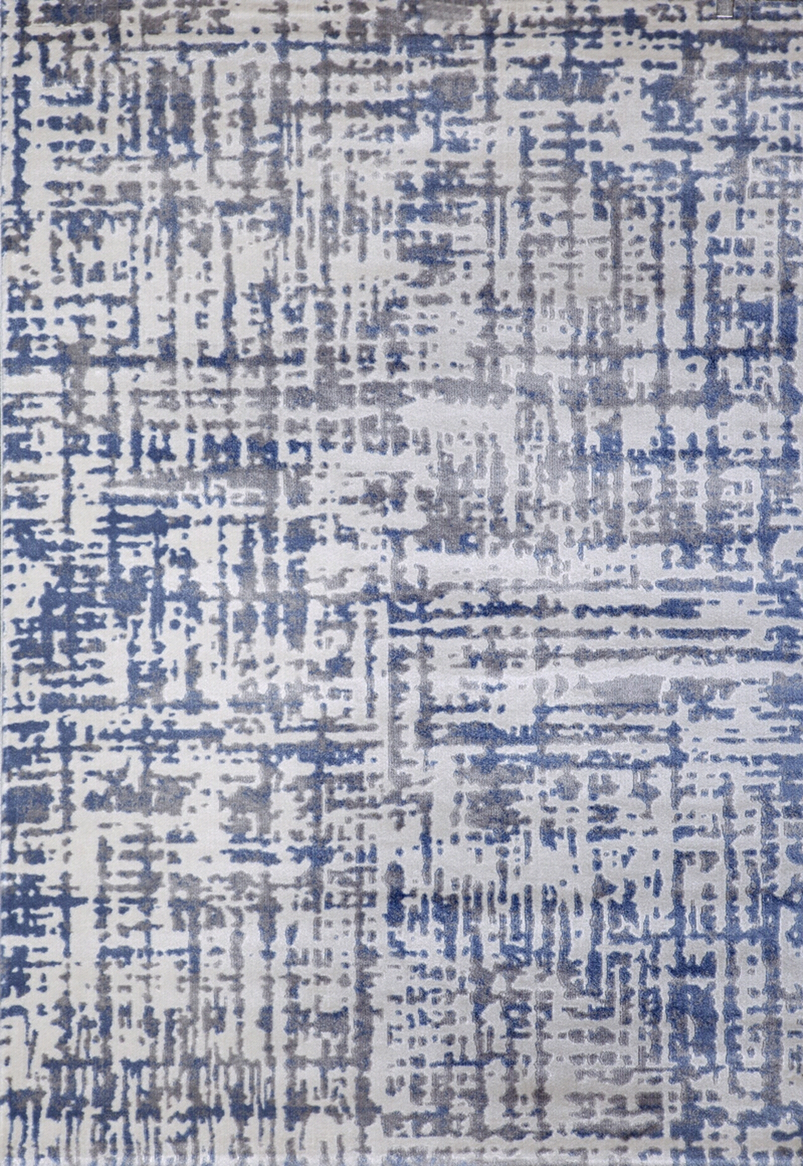 蓝色新中式花纹格子地毯贴图下载【ID:1112430174】