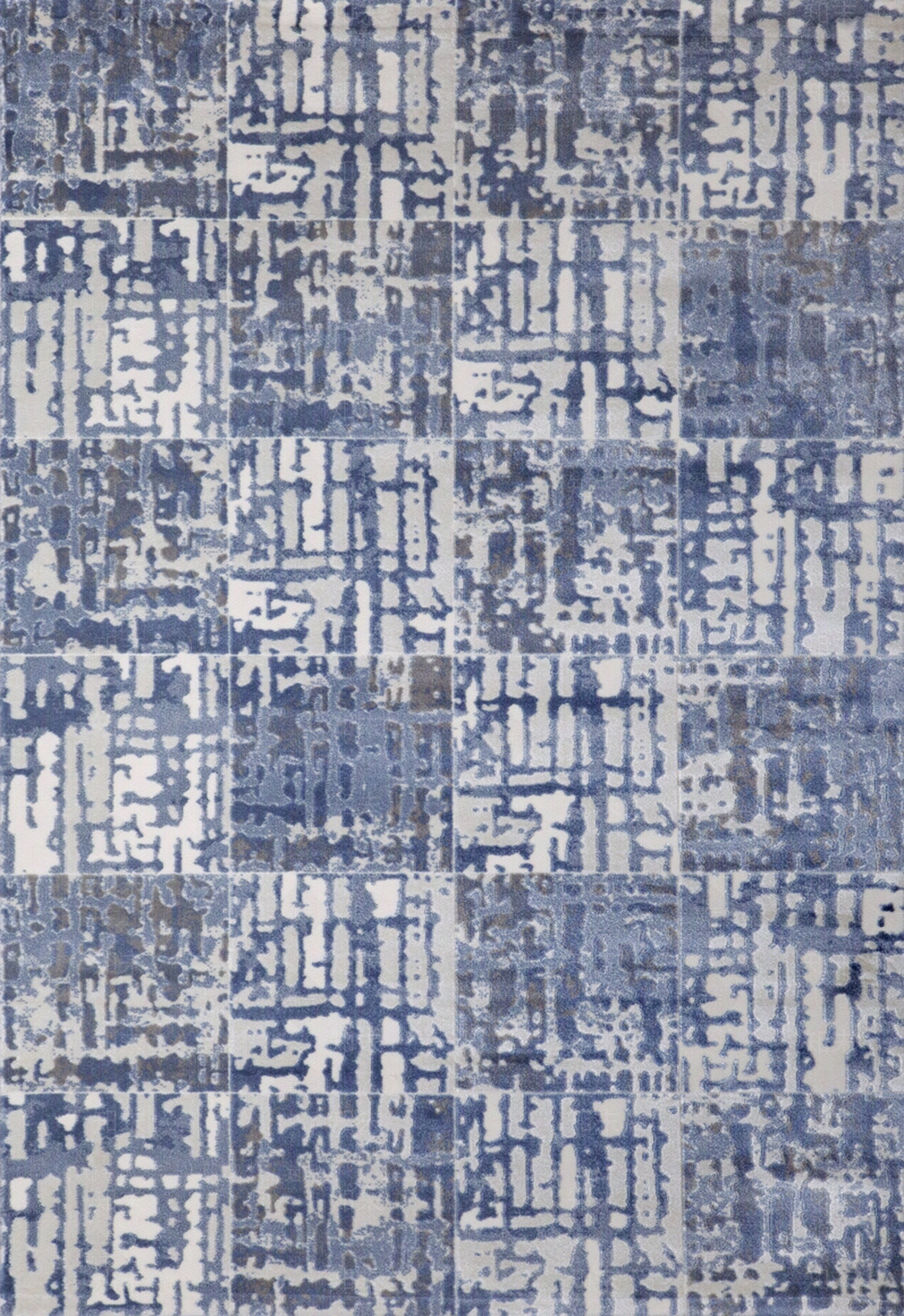 蓝色新中式格纹地毯贴图下载【ID:1112430763】