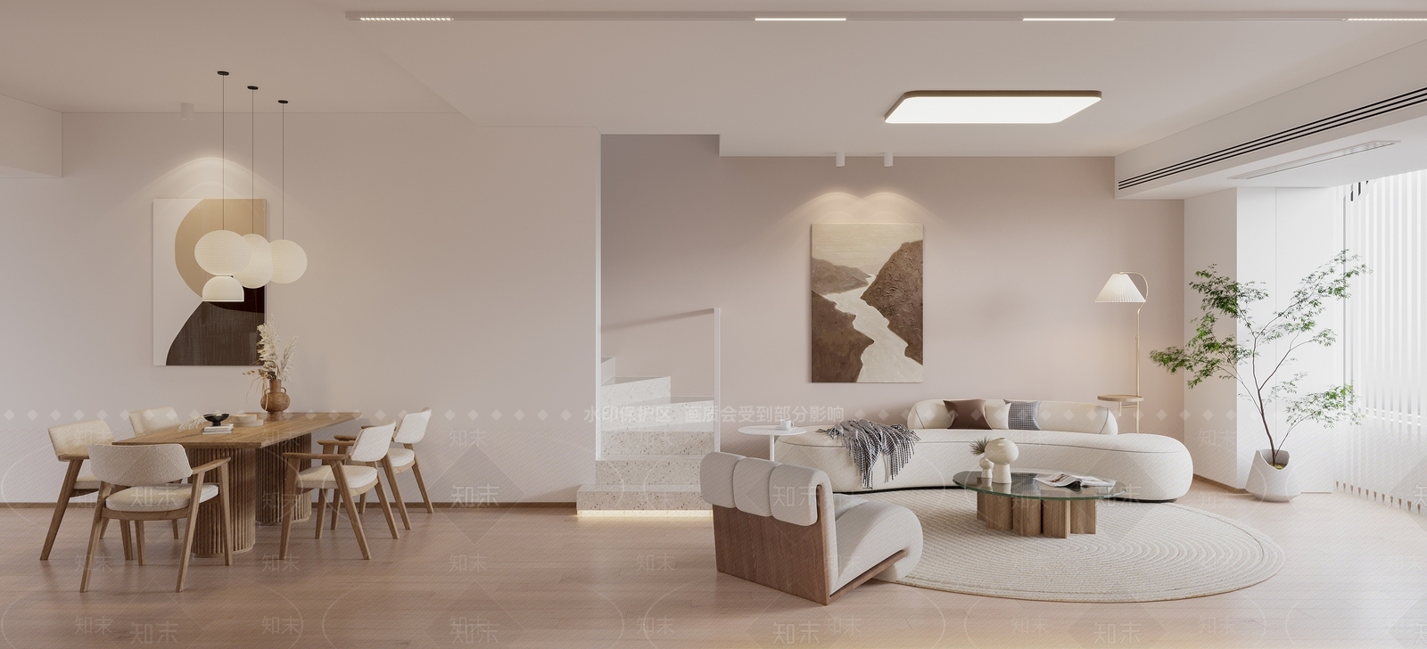 现代单身公寓3D模型下载【ID:1112446546】