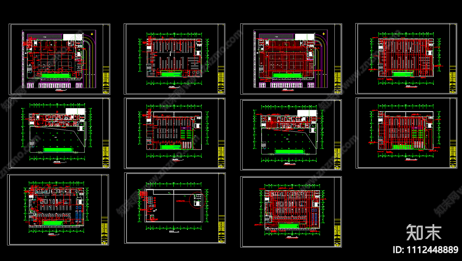 购物商场电气设计CAD施工图下载【ID:1112448889】