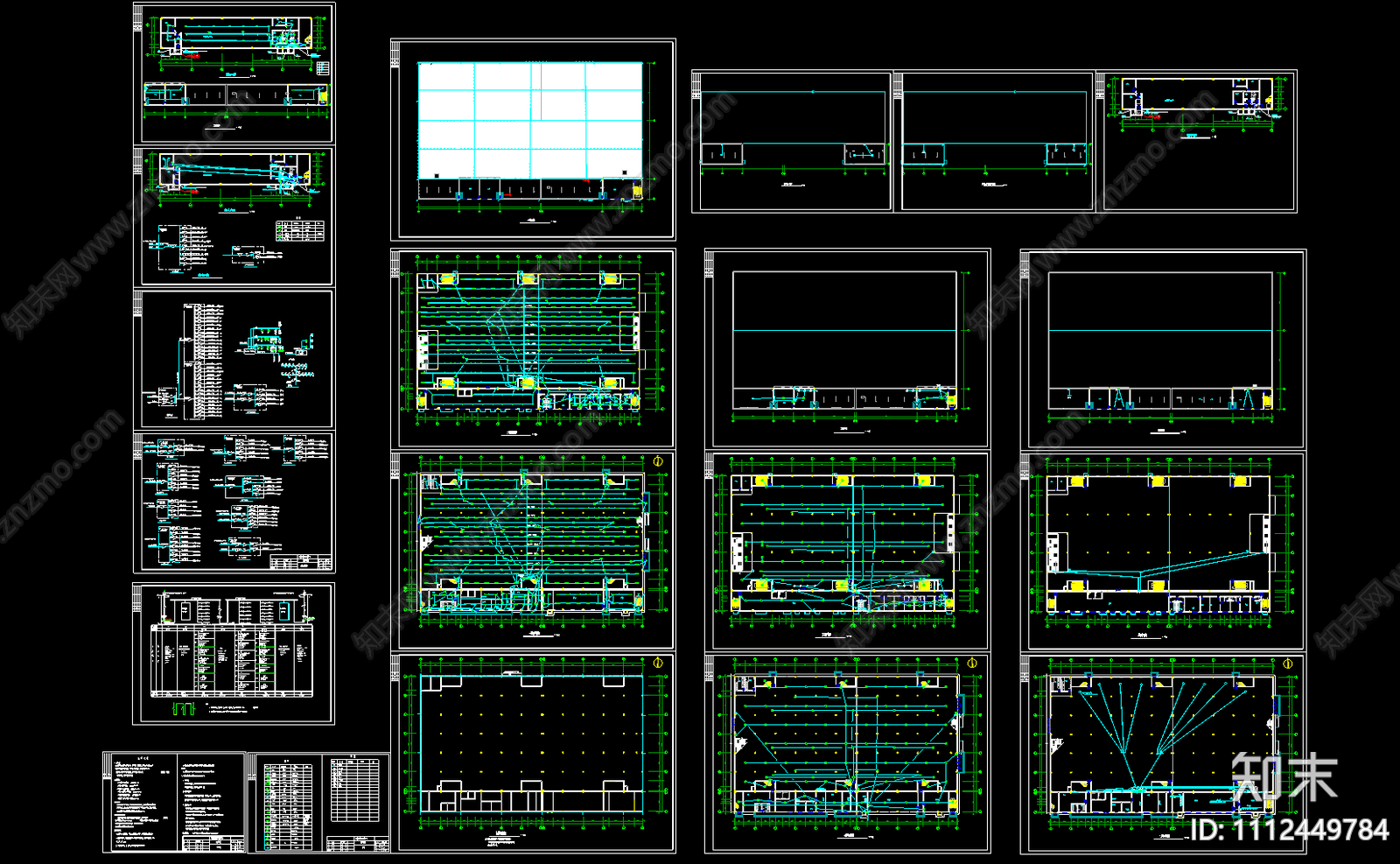 超市电气CAD施工图下载【ID:1112449784】