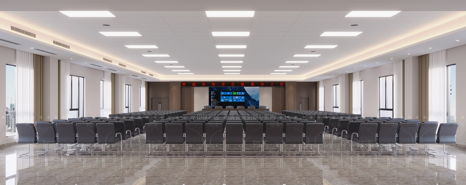现代报告厅3D模型下载【ID:1112449605】