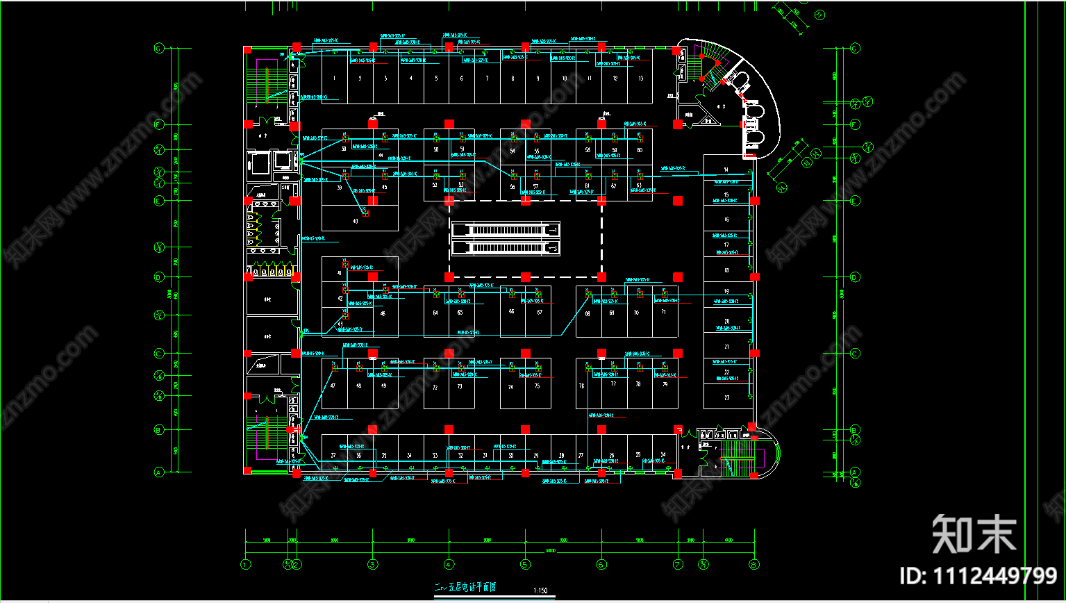 商场电气消防CAD施工图下载【ID:1112449799】