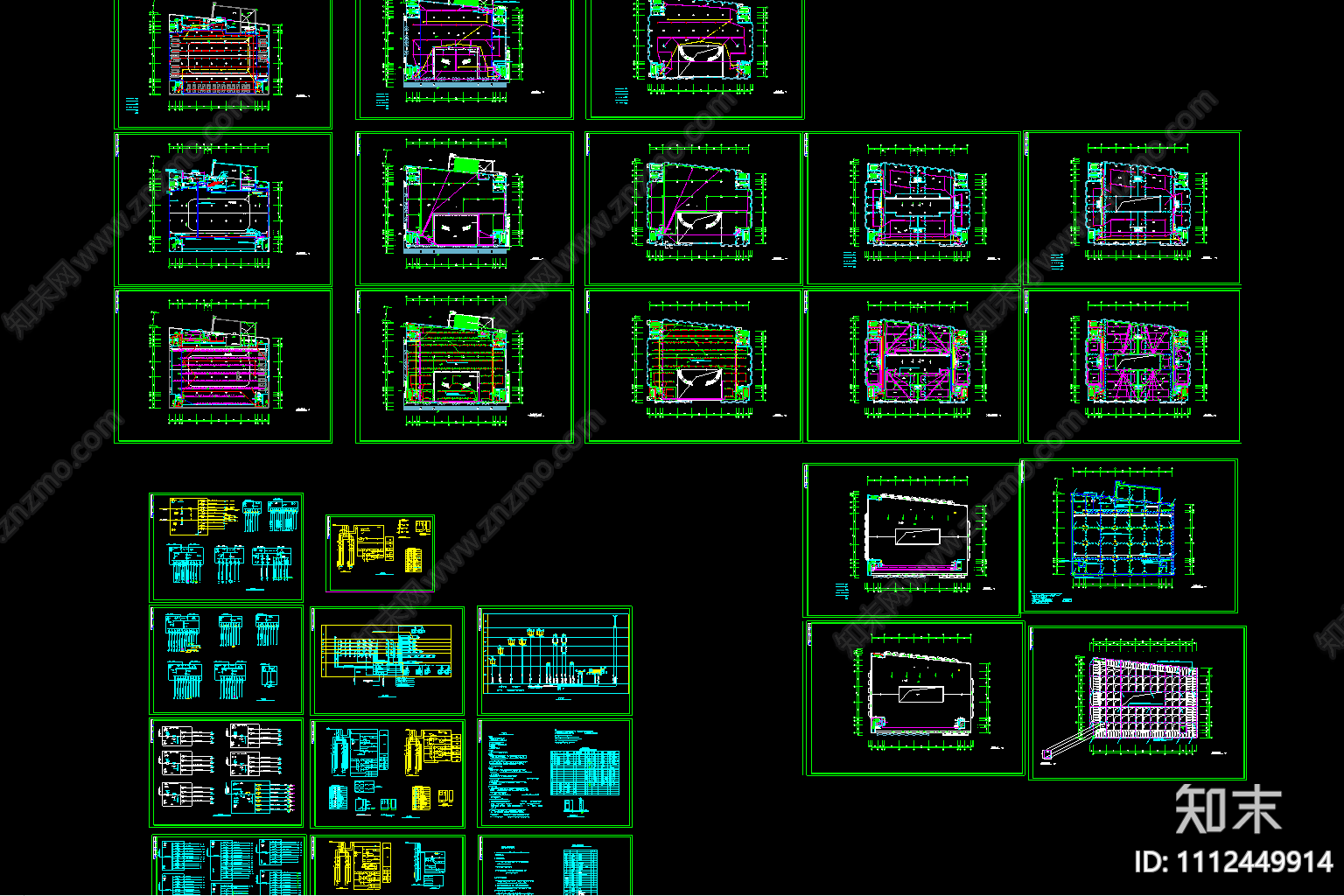 商场电气CAD施工图下载【ID:1112449914】