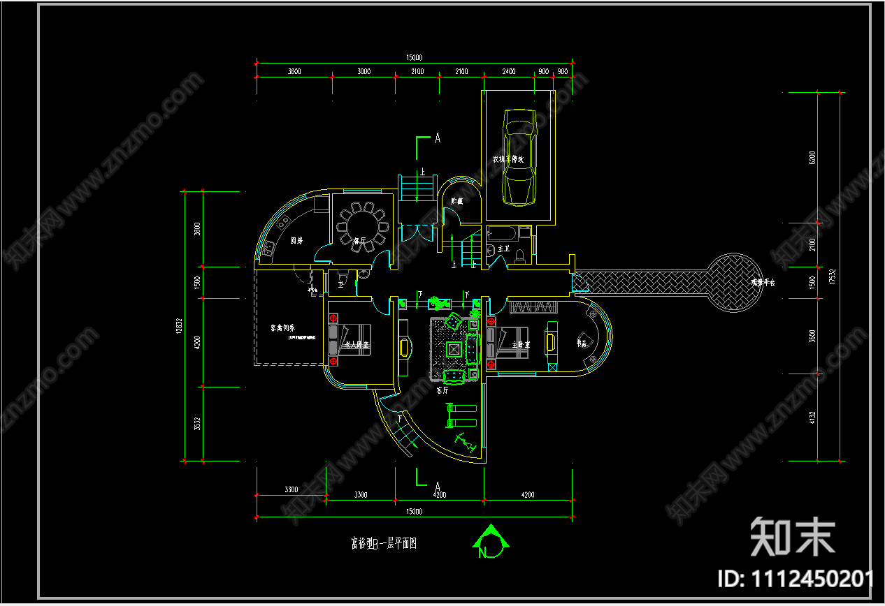 新农村别墅住宅设计施工图下载【ID:1112450201】