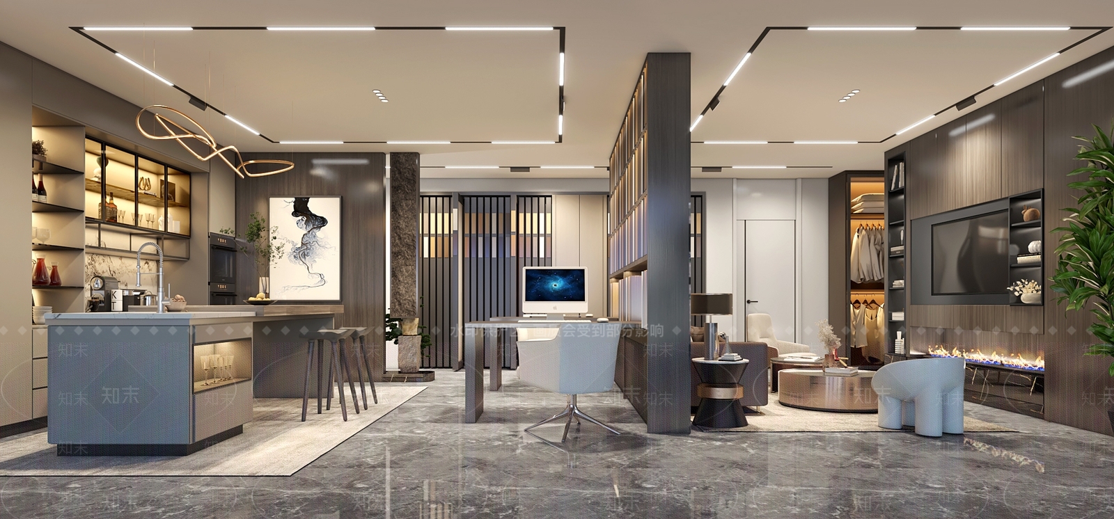 现代家居专卖店3D模型下载【ID:1112499115】