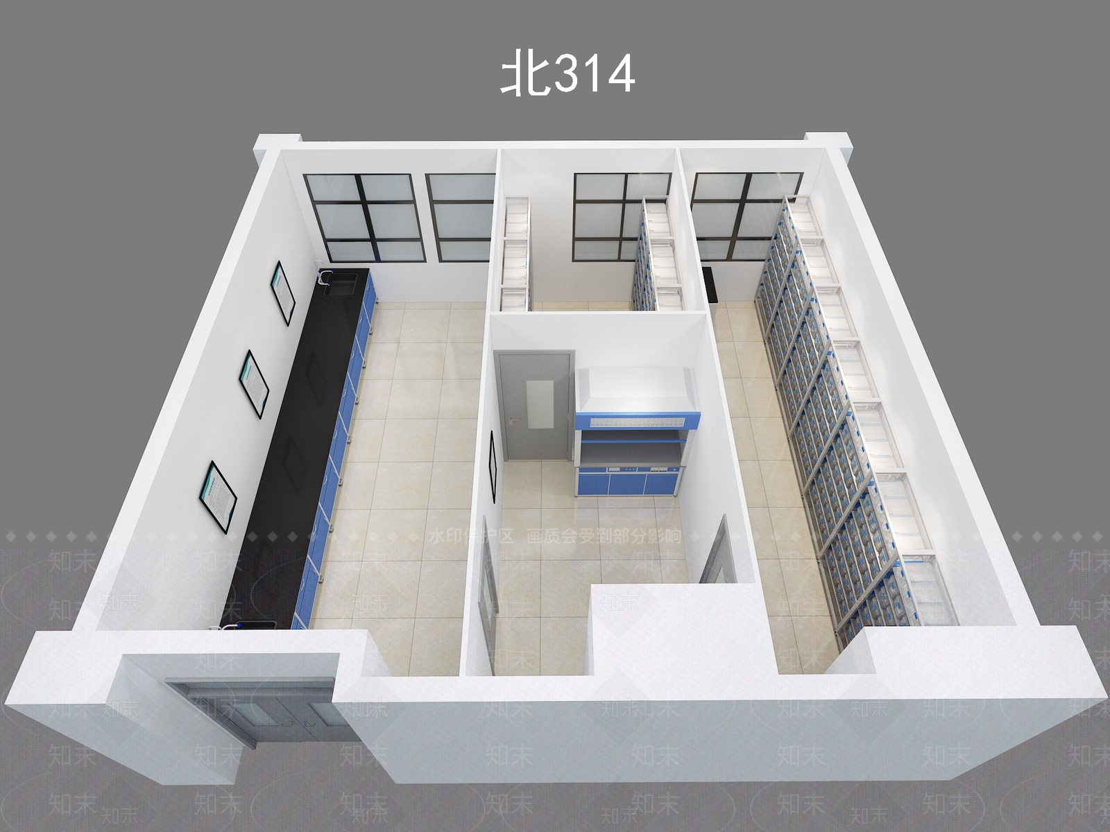 现代生化实验室3D模型下载【ID:1112498680】