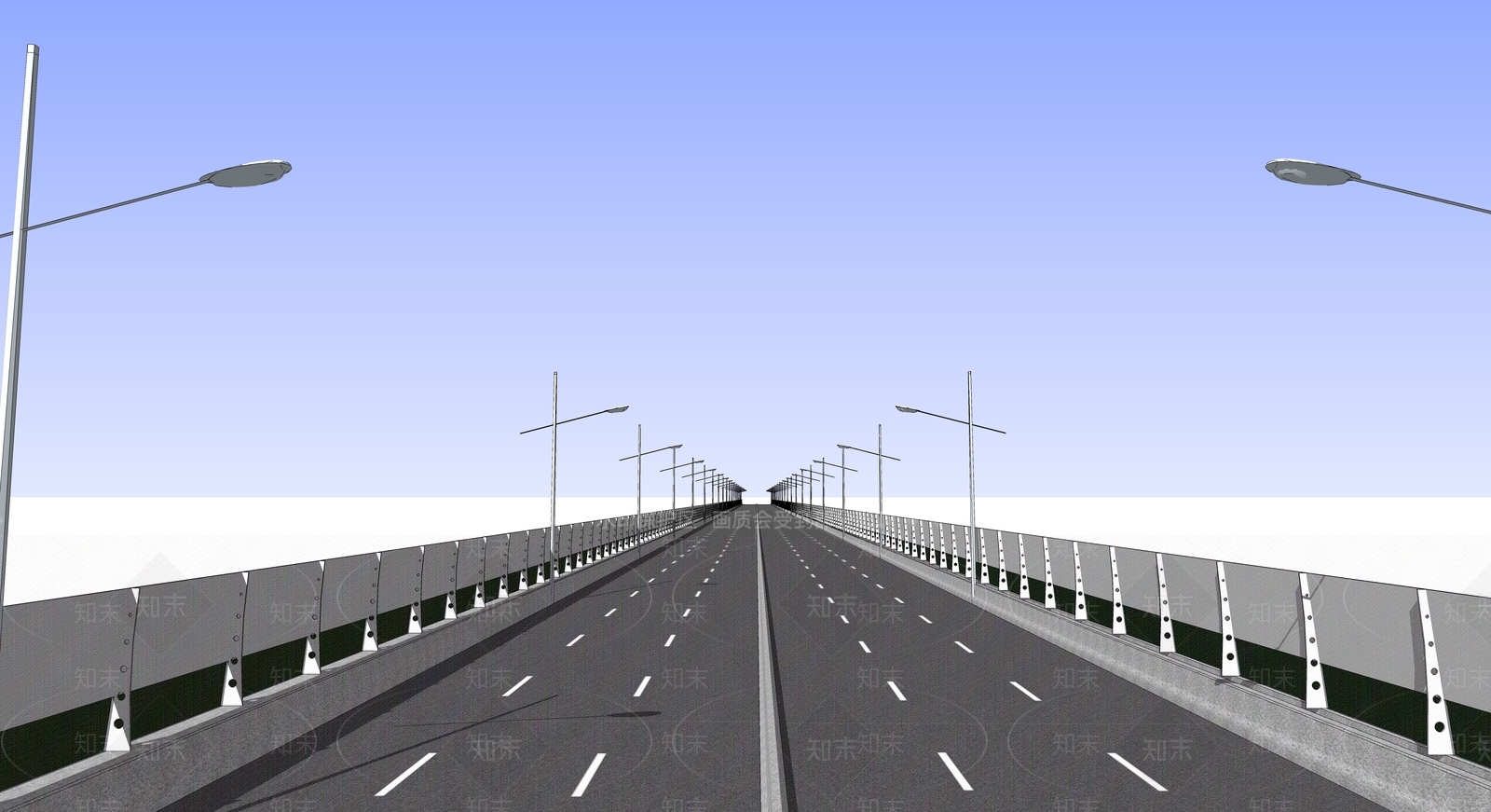 现代道路SU模型下载【ID:1112515255】