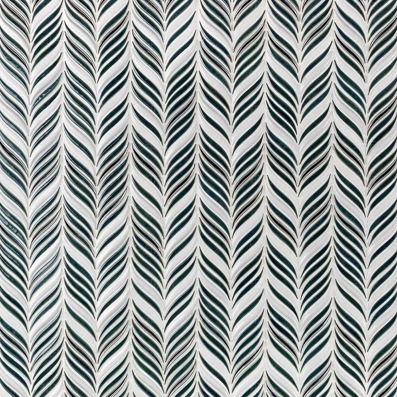 白绿色柳叶艺术砖立体砖贴图下载【ID:1112516767】