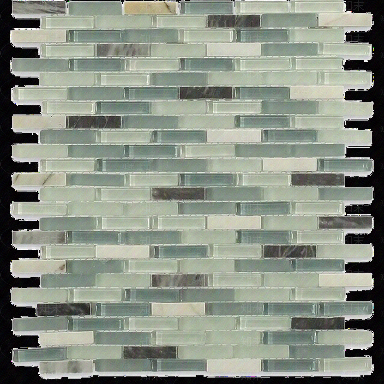 浅绿色玻璃长条砖png免抠贴图下载【ID:1112519125】