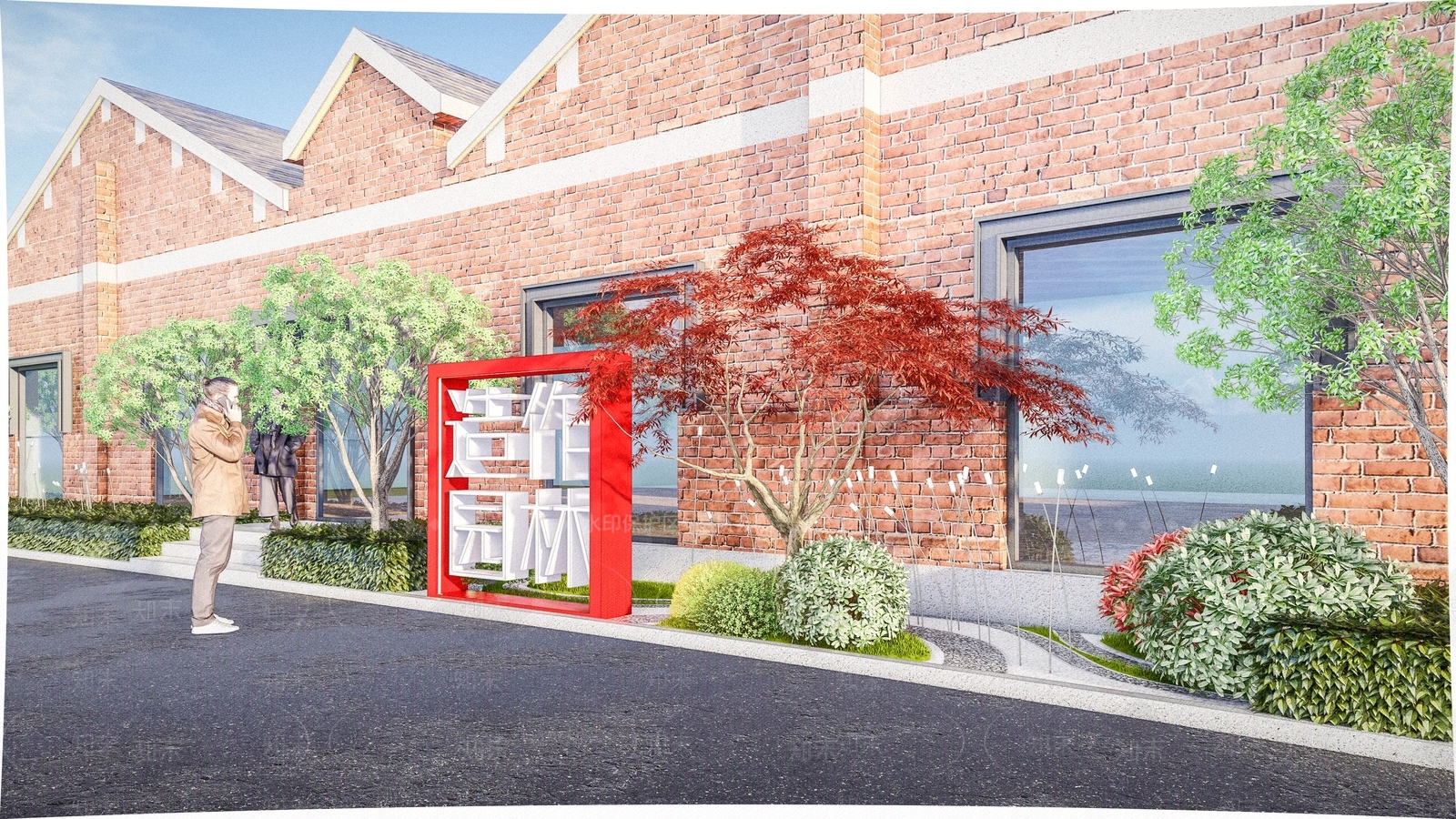 新中式其他商业建筑SU模型下载【ID:1112526719】