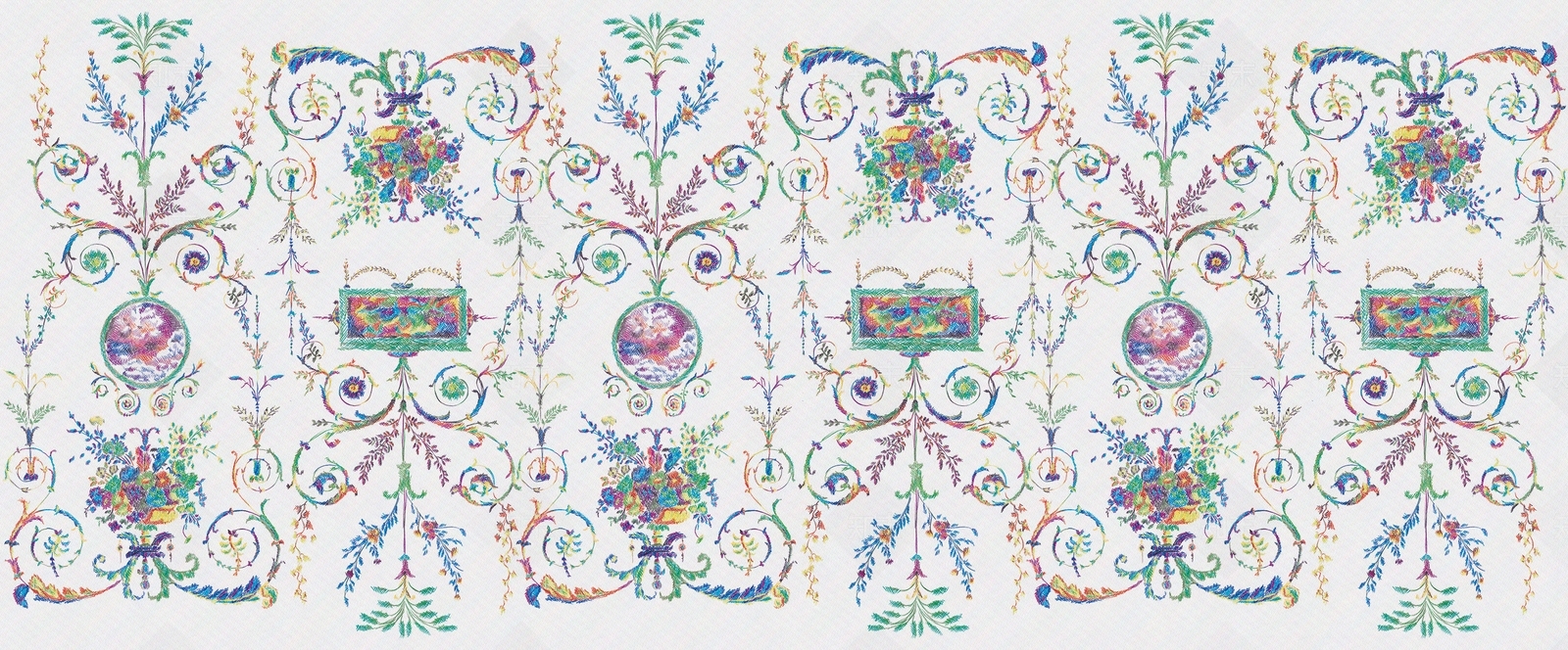 欧式复古做旧印花壁纸贴图下载【ID:1112530778】