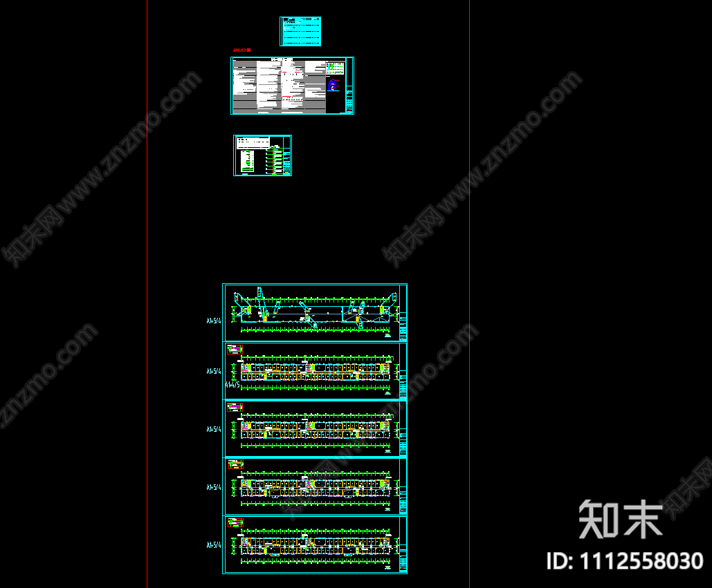 六楼办公楼暖通施工图施工图下载【ID:1112558030】