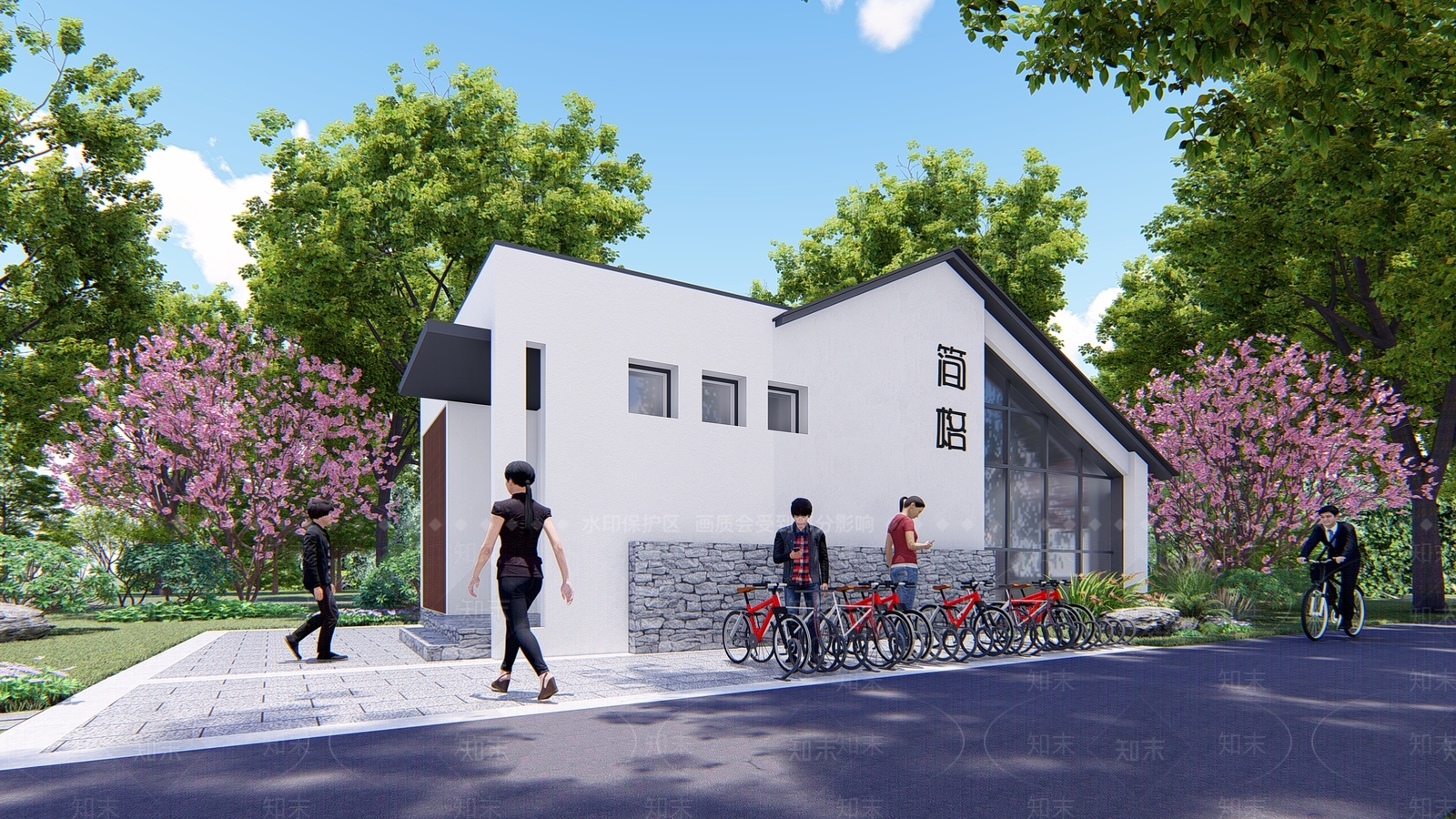 新中式其它小公建SU模型下载【ID:1112563557】