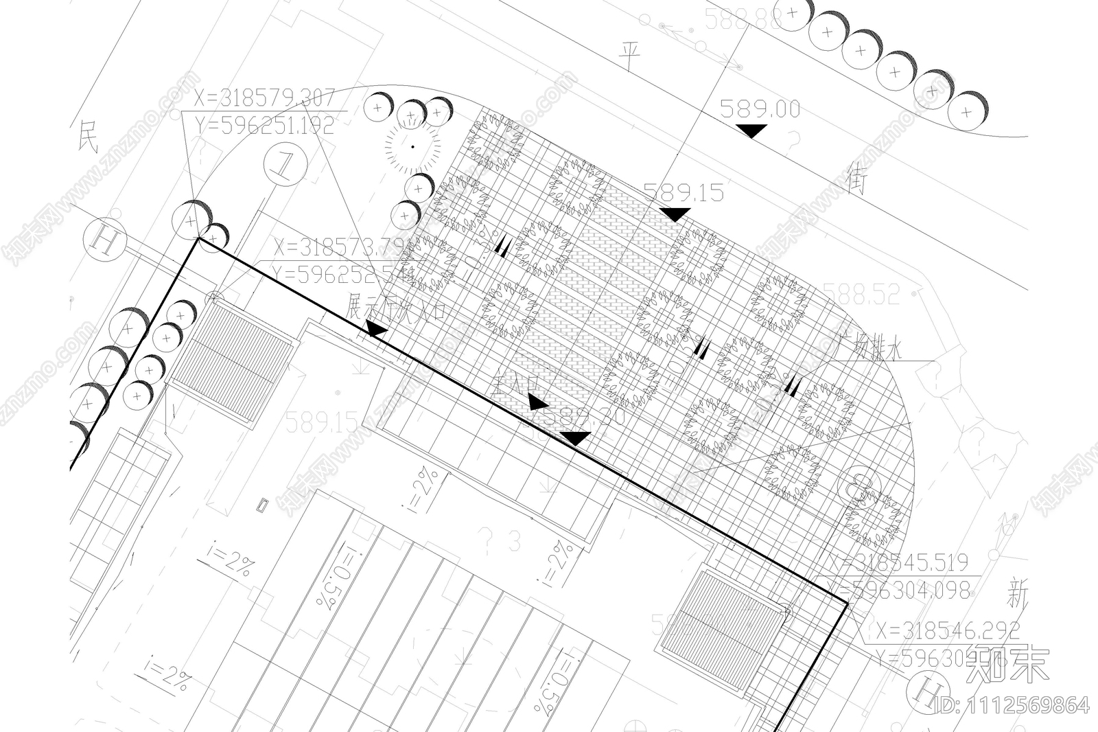 学校规划图cad施工图下载【ID:1112569864】