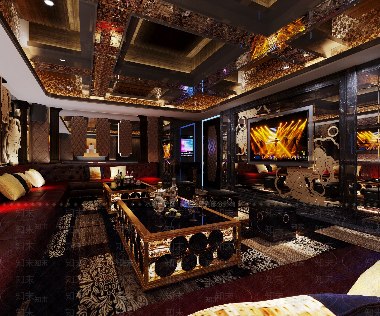 欧式古典KTV包厢3D模型下载【ID:1112995931】