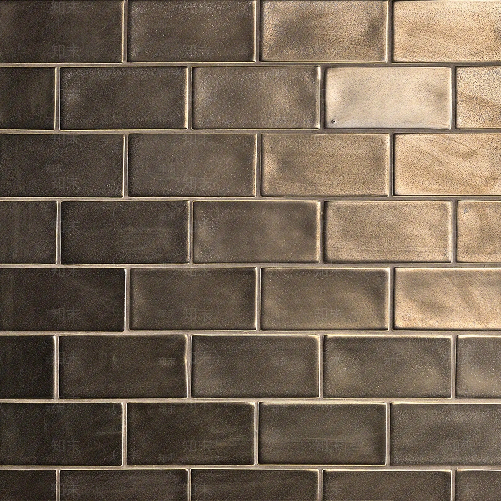 黑金色亚光金属砖贴图下载【ID:1112599030】