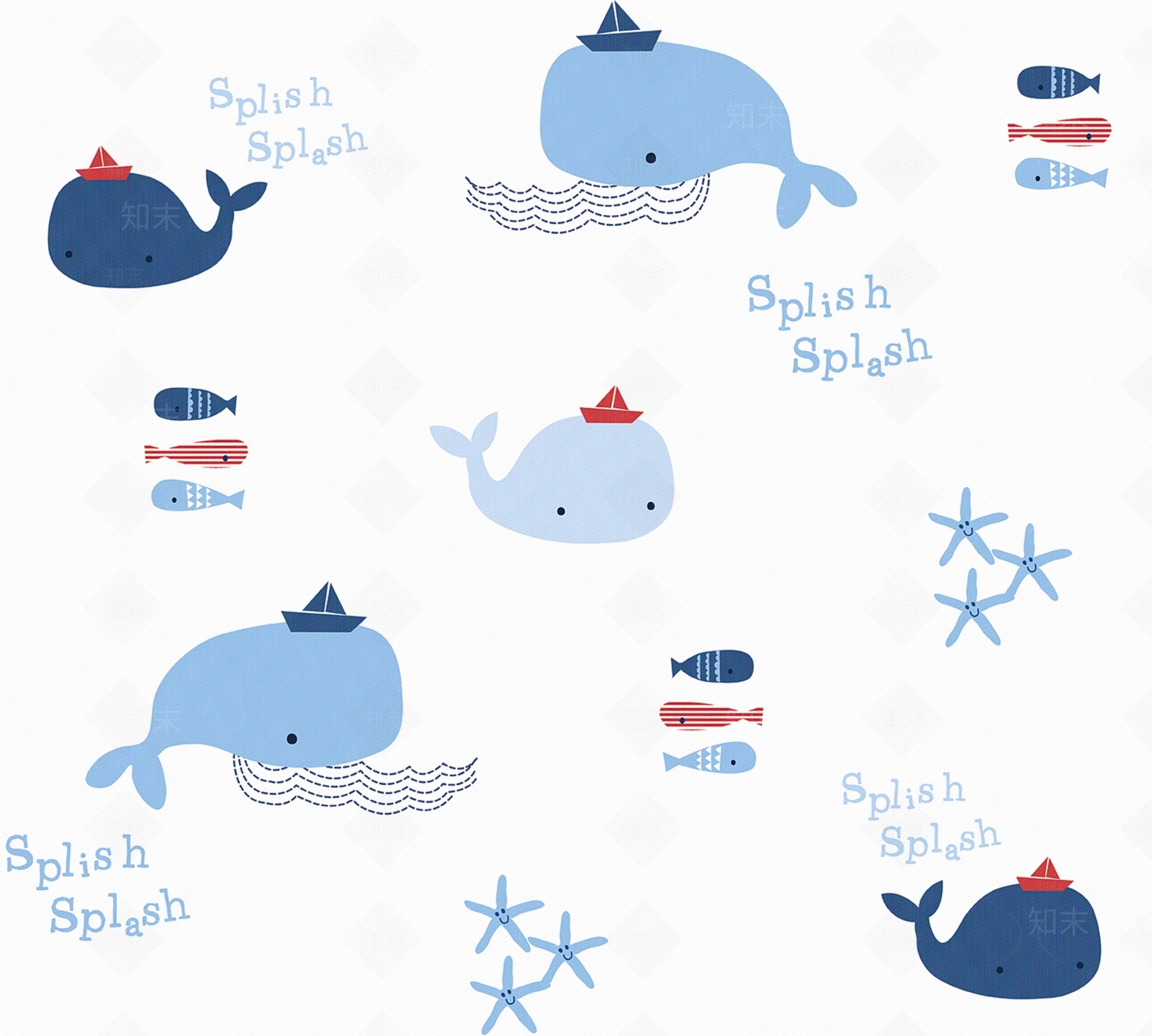 柔然儿童卡通壁画贴图下载【ID:1114396380】