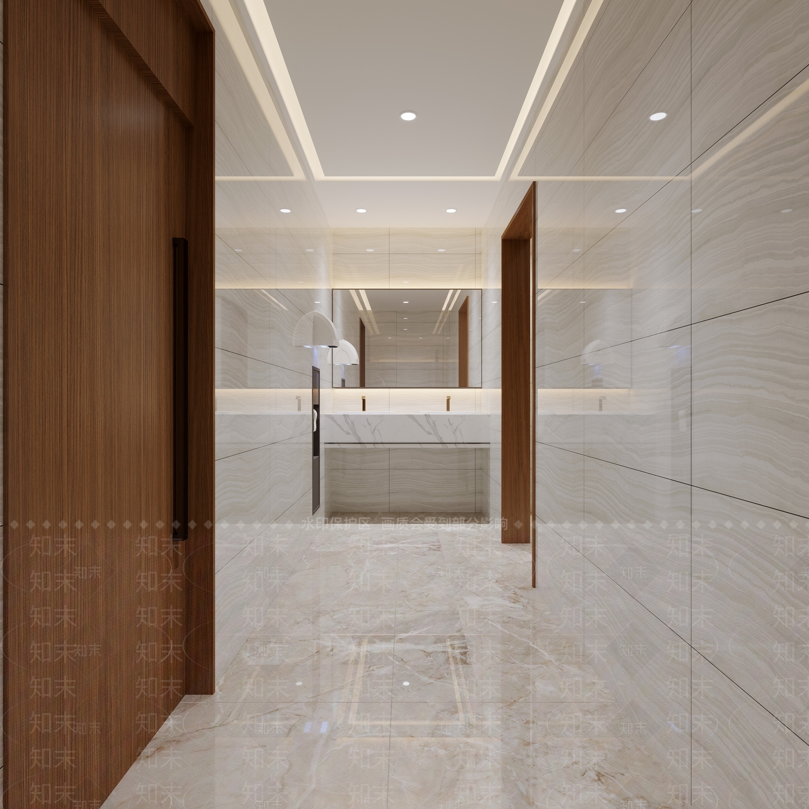 现代公共卫生间3D模型下载【ID:1112601132】