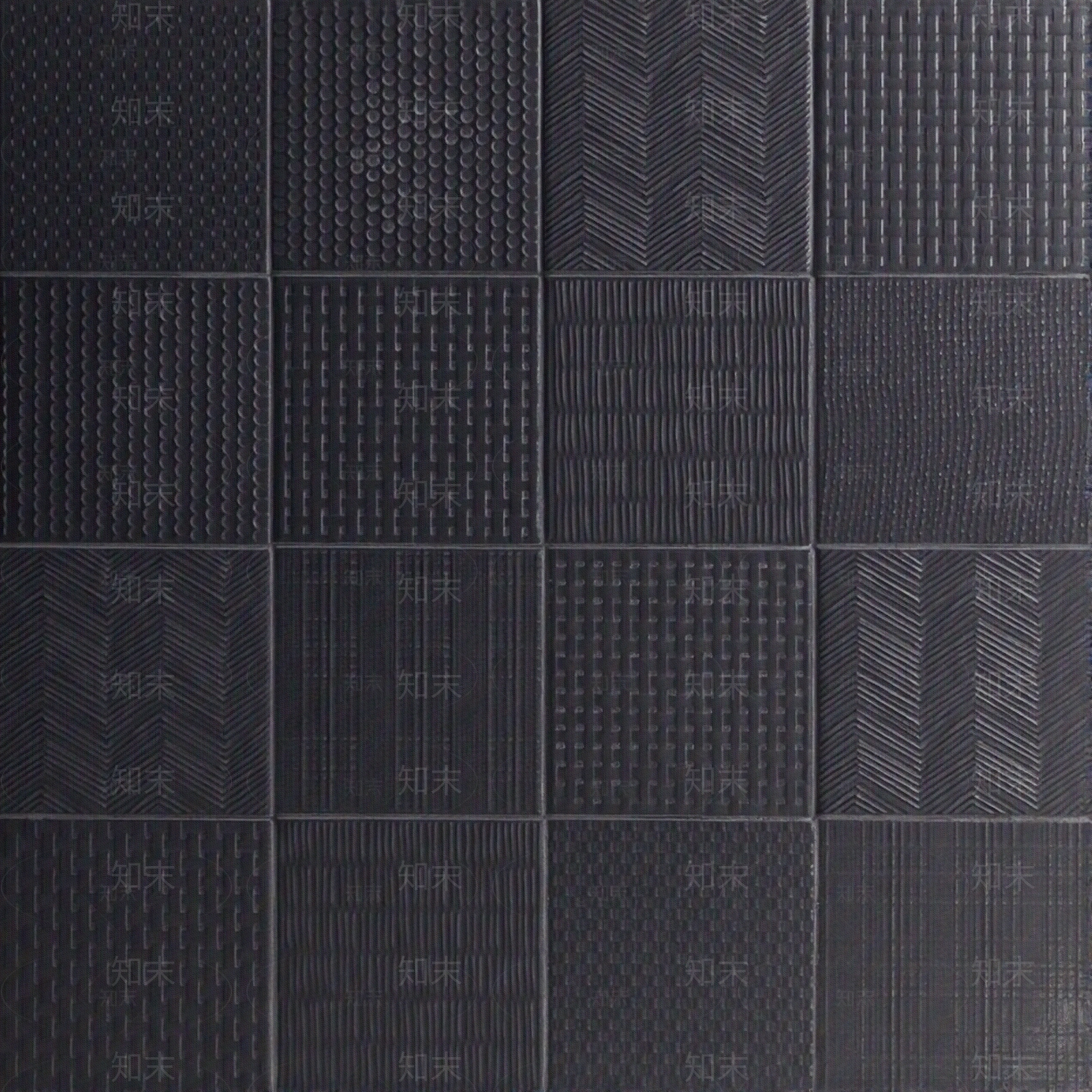 黑色凹凸纹砖理艺术砖贴图下载【ID:1195358421】