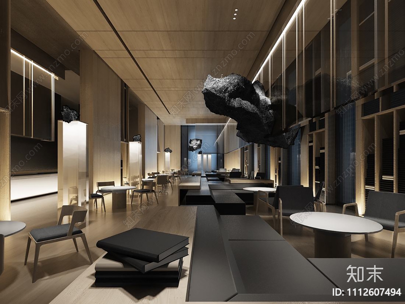 售楼部施工图cad施工图下载【ID:1112607494】