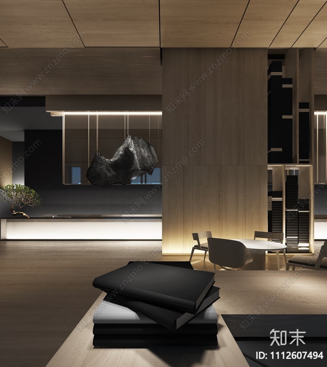 售楼部施工图cad施工图下载【ID:1112607494】