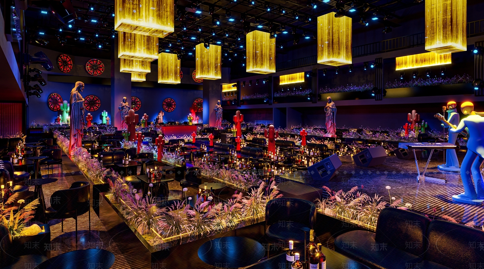 现代酒吧3D模型下载【ID:1112616981】