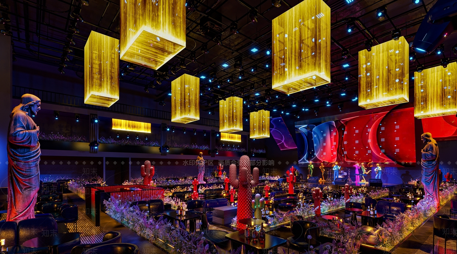 现代酒吧3D模型下载【ID:1112616981】