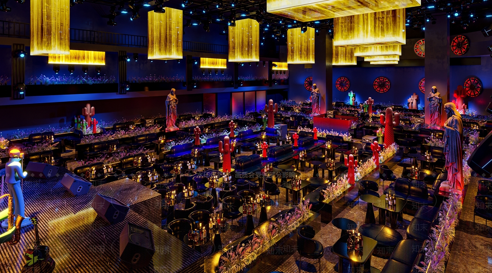 现代酒吧3D模型下载【ID:1112616981】