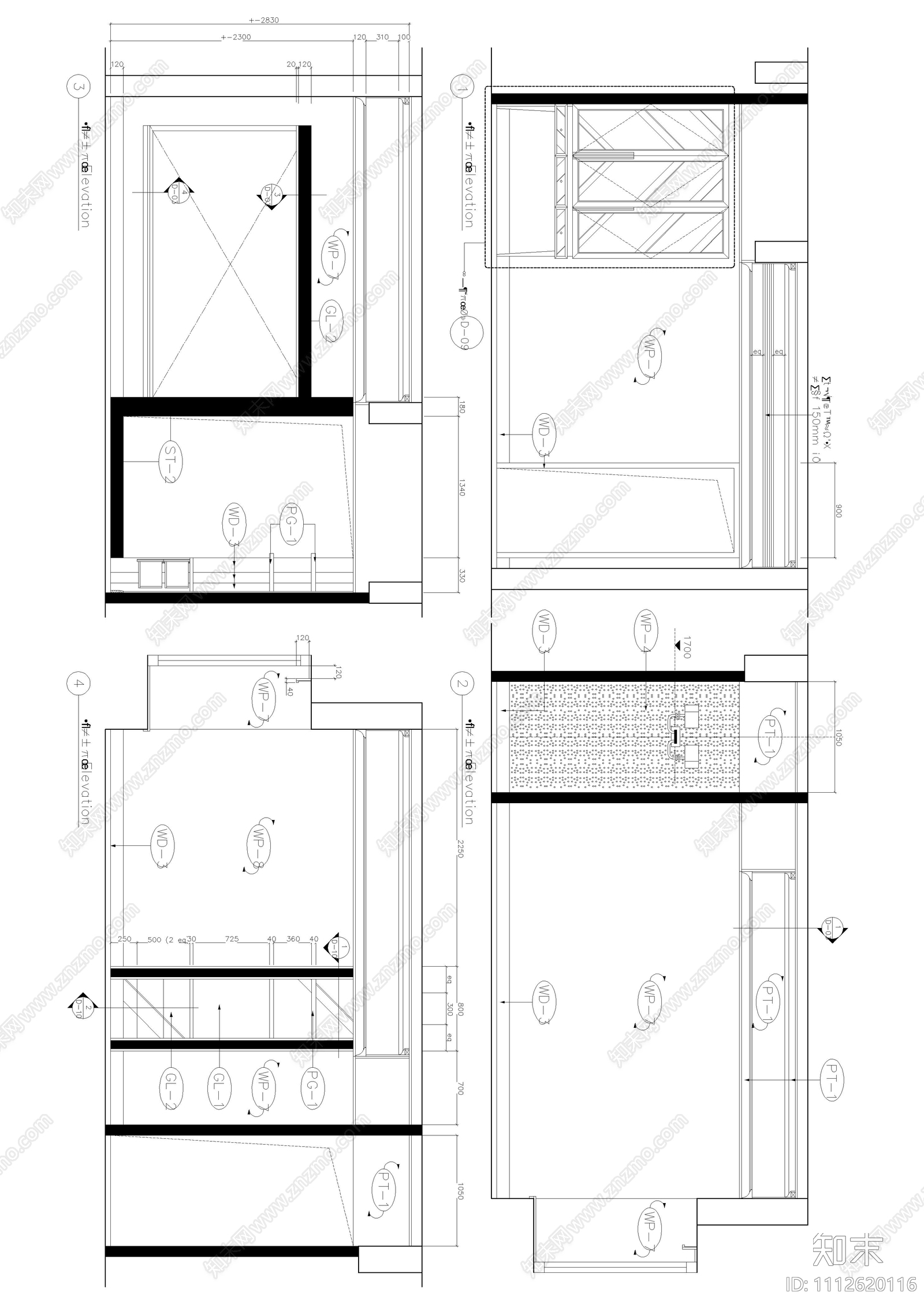 住宅施工图施工图cad施工图下载【ID:1112620116】