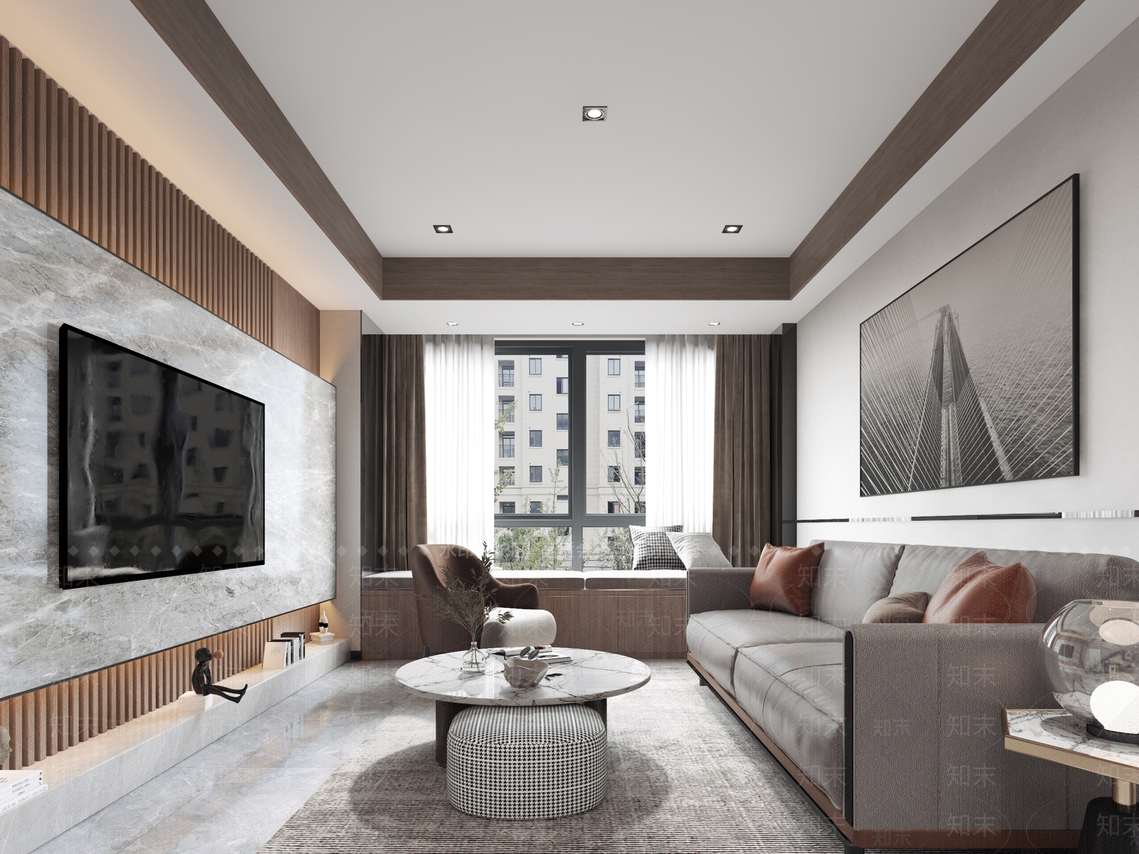 现代单身公寓3D模型下载【ID:1112645478】