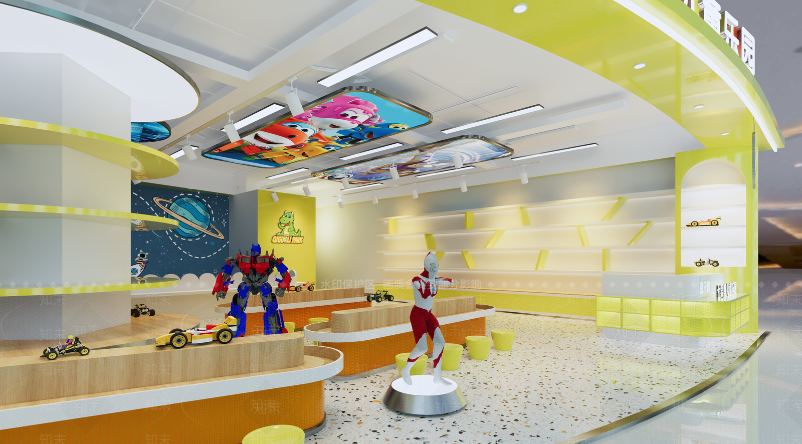 现代玩具礼品店SU模型下载【ID:1112825324】