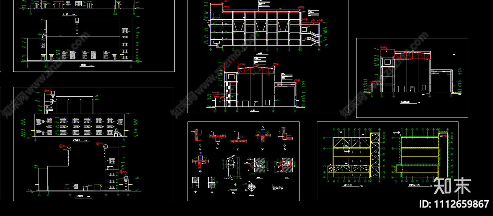 集中供热站建筑总图cad施工图下载【ID:1112659867】