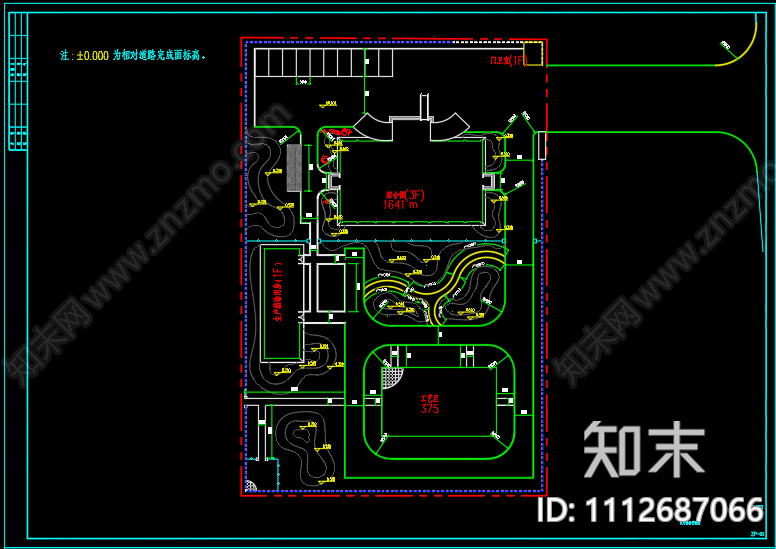 泗洪县综合站附属施工图cad施工图下载【ID:1112687066】