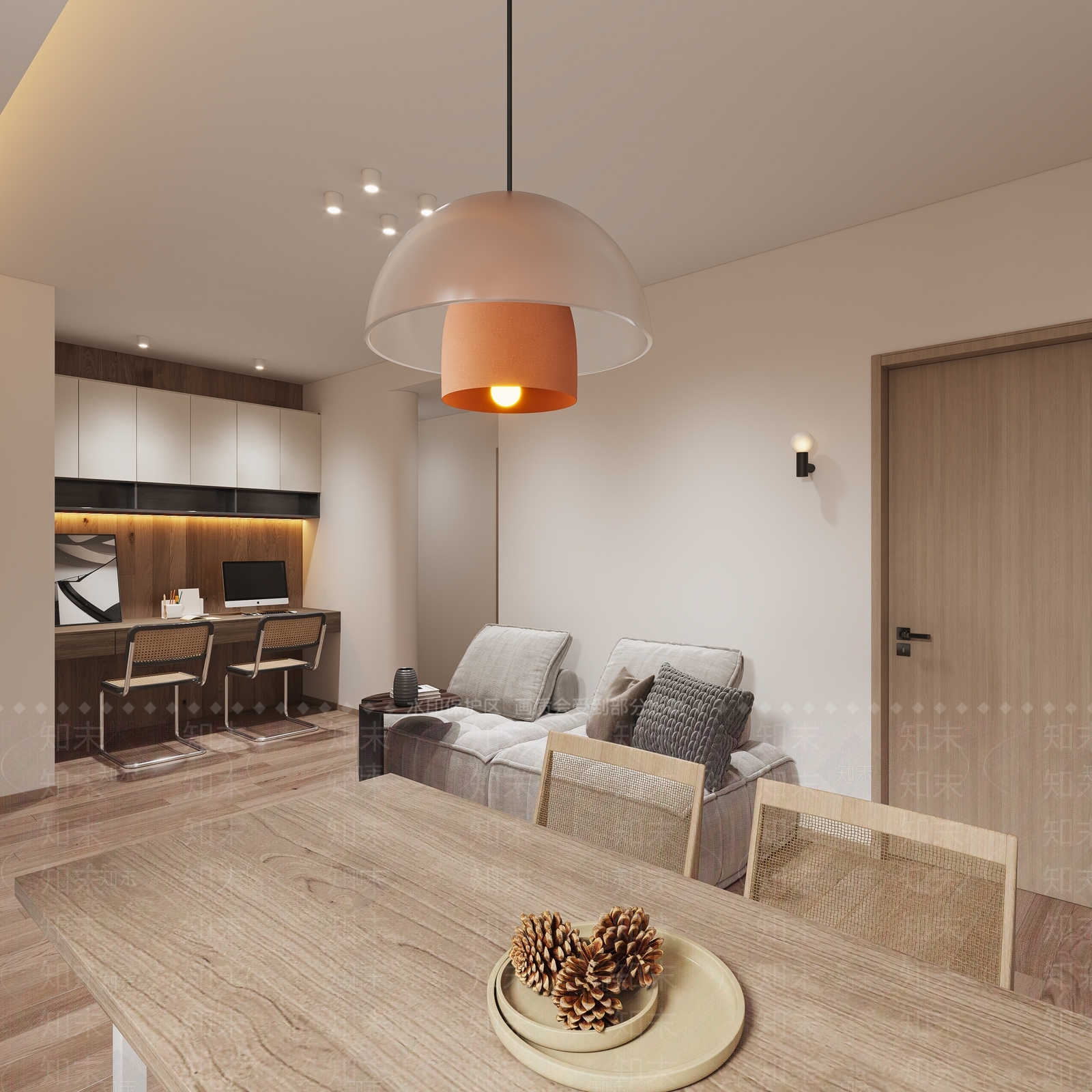 侘寂单身公寓3D模型下载【ID:1112706764】