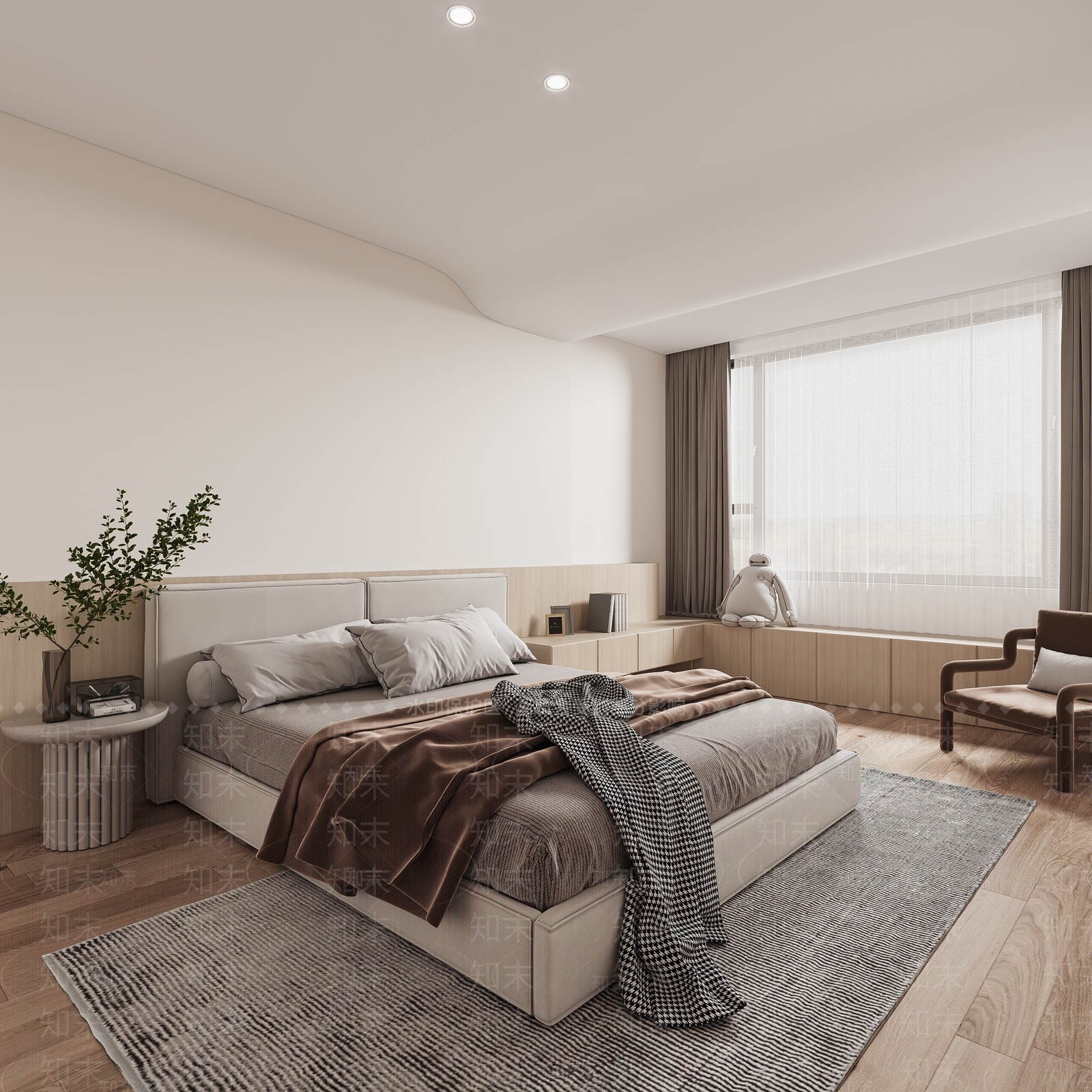 侘寂单身公寓3D模型下载【ID:1112706764】