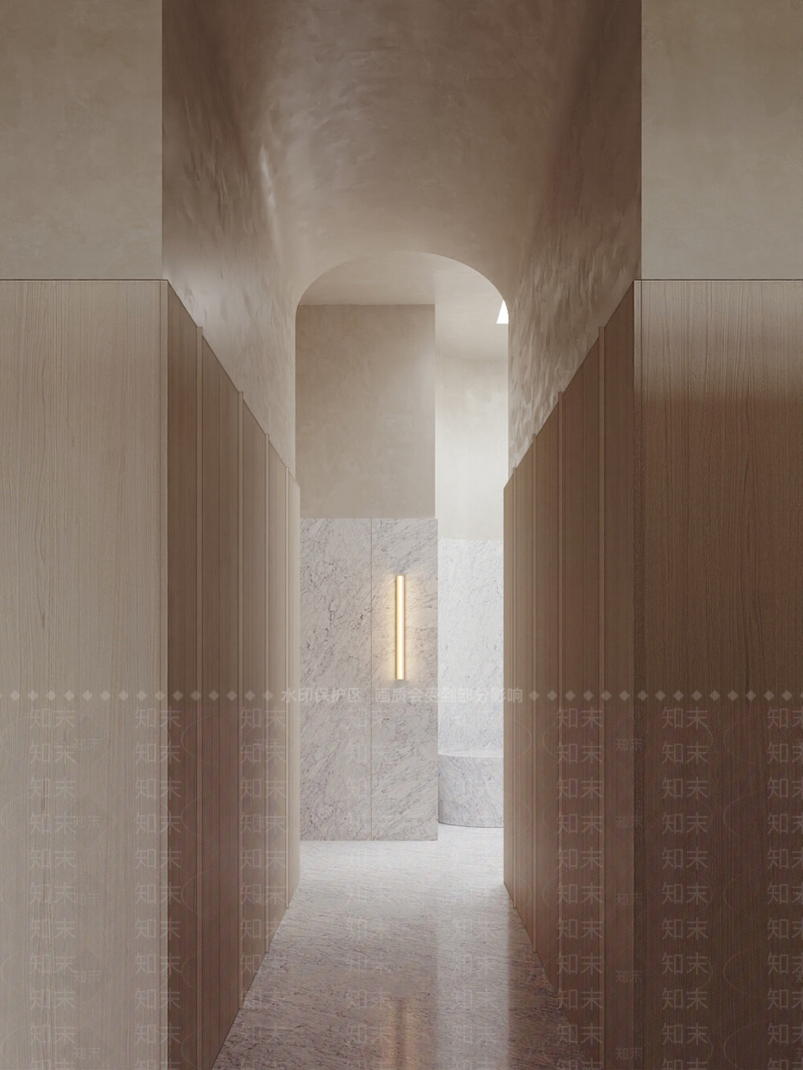 北欧办公室过道3D模型下载【ID:1112713310】