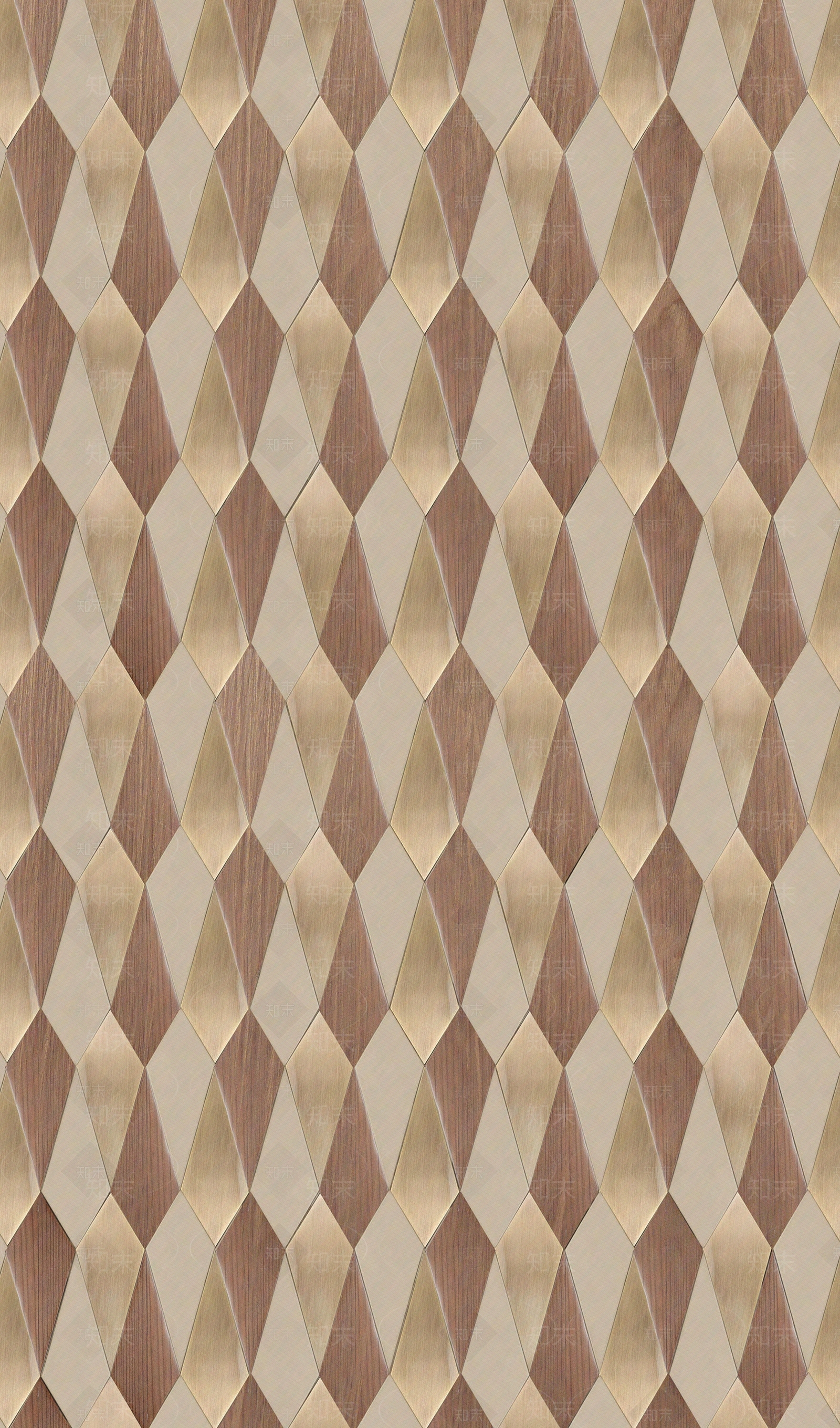 黄色几何菱形轻奢墙面硬包贴图下载【ID:1112729926】