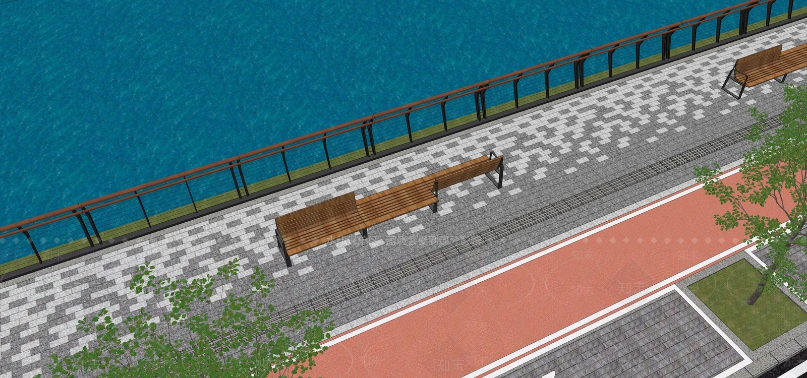 现代景观座椅SU模型下载【ID:1112733208】