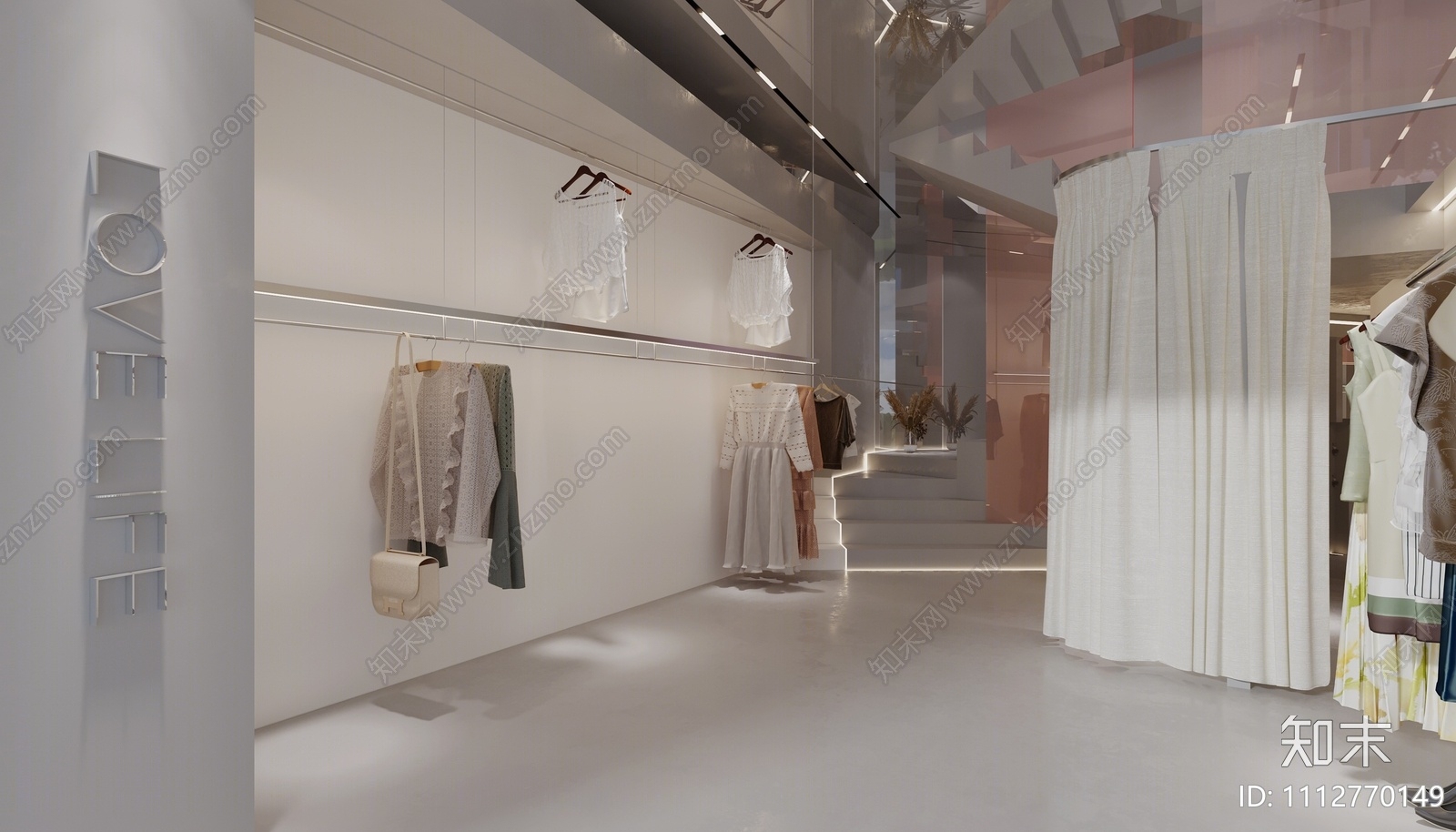 现代女装店3D模型下载【ID:1112770149】