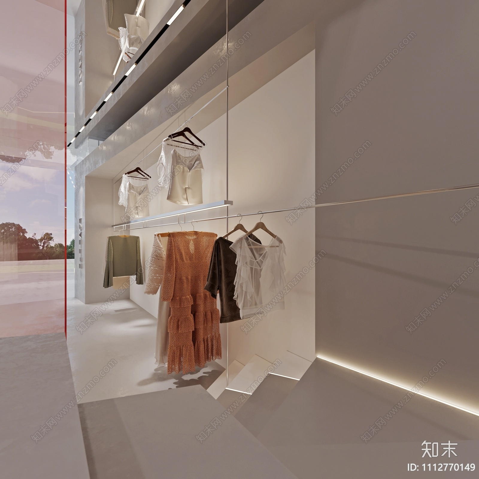 现代女装店3D模型下载【ID:1112770149】