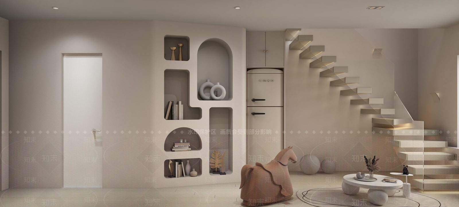 现代单身公寓3D模型下载【ID:1112781929】