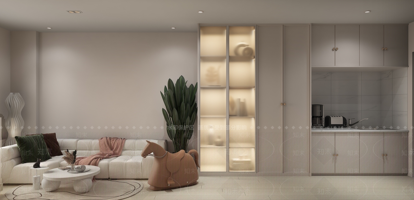 现代单身公寓3D模型下载【ID:1112781929】