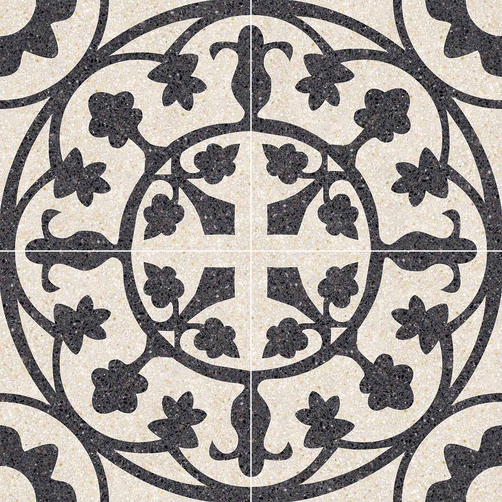 欧式印花水磨石拼花瓷砖贴图下载【ID:1112787329】