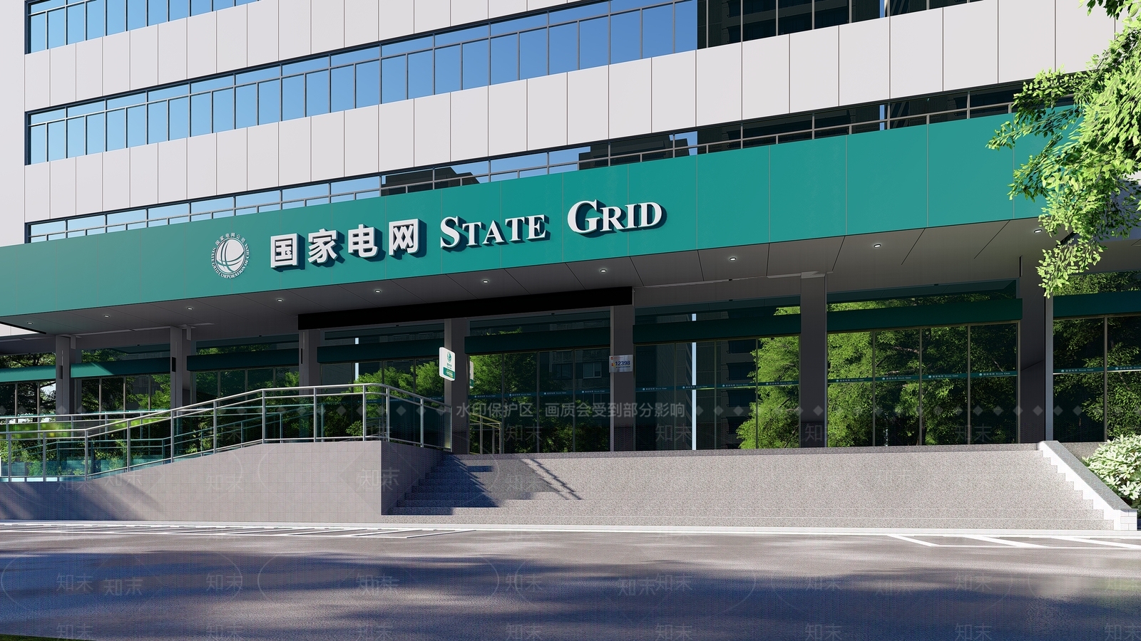 现代门头门面SU模型下载【ID:1112807632】
