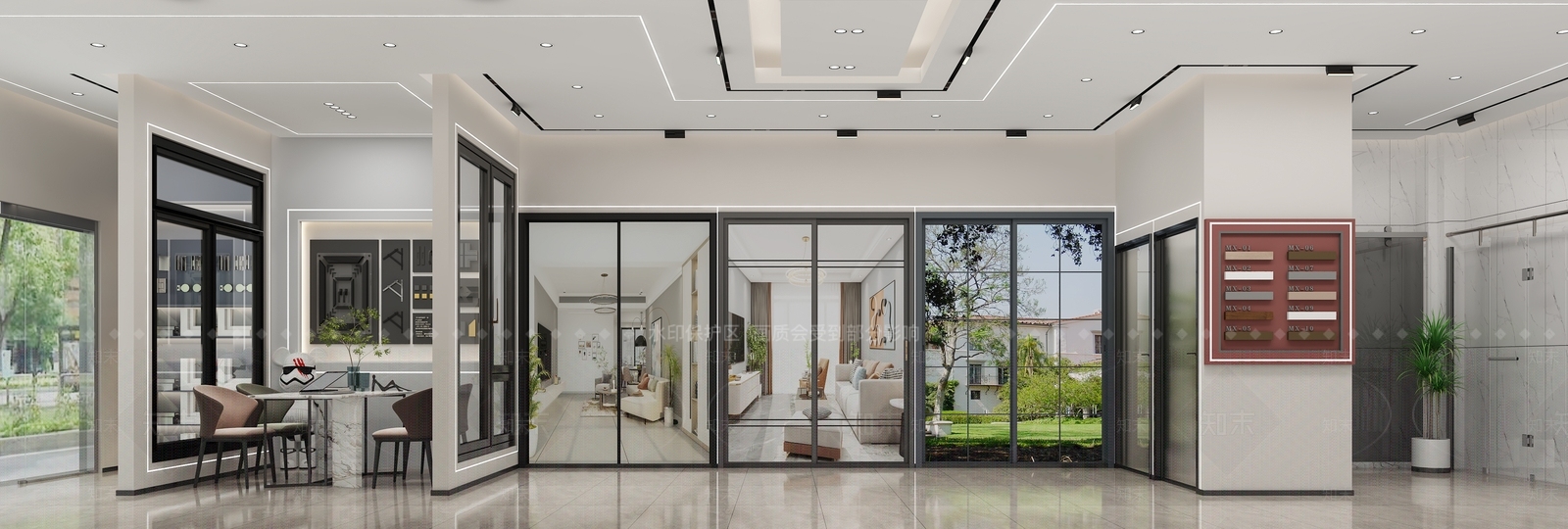 现代门窗店面3D模型下载【ID:1112821439】