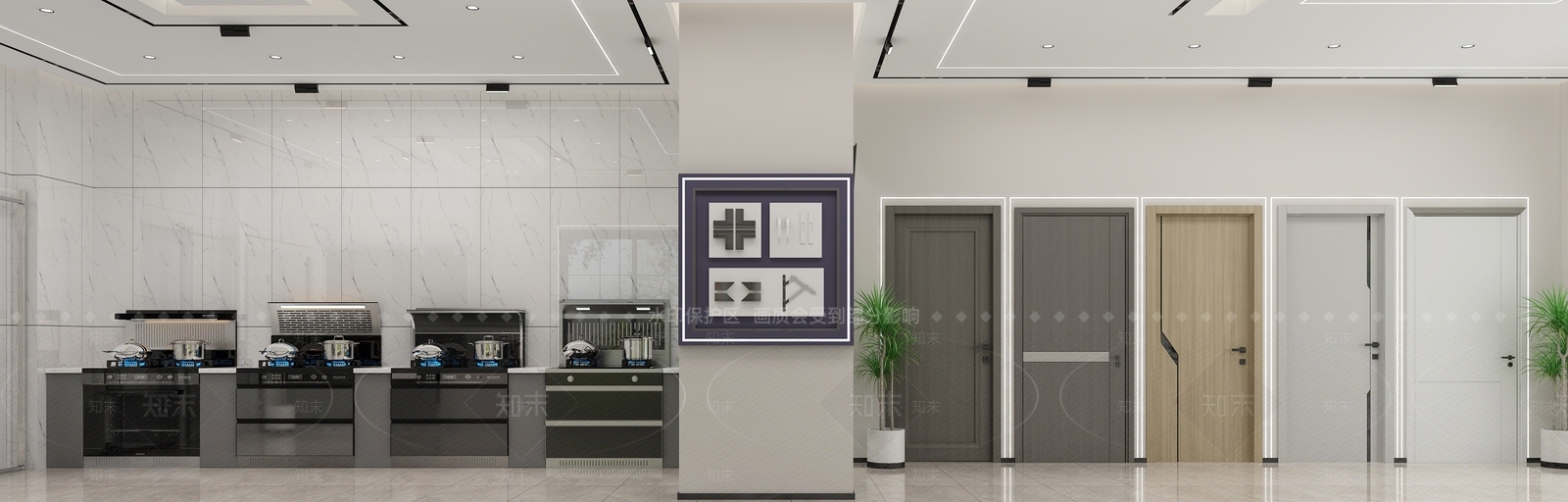 现代门窗店面3D模型下载【ID:1112821439】